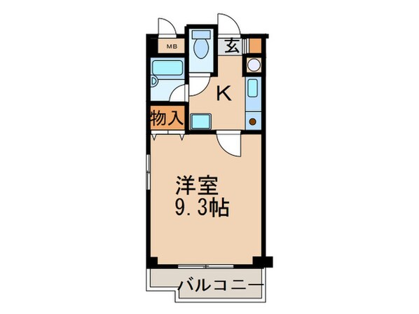 ハ－トイン若葉台Ｎ棟の物件間取画像